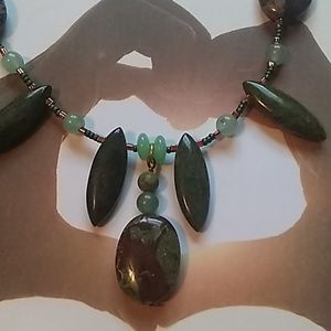 💝AWESOME  CHRYSOPRASE NECKLACE 💖🤗